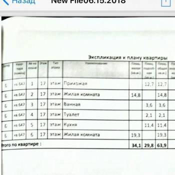 Продается 2-х комнатная квартира, 63,9 м²