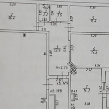 Продается 3-х комнатная квартира, 86,1 м²
