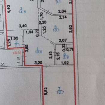 Продается 2-х комнатная квартира, 62,3 м²