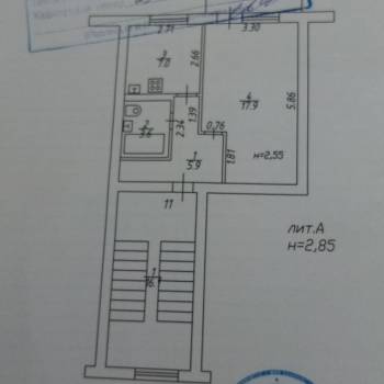 Продается 1-комнатная квартира, 35 м²