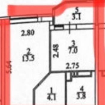 Продается 1-комнатная квартира, 32 м²