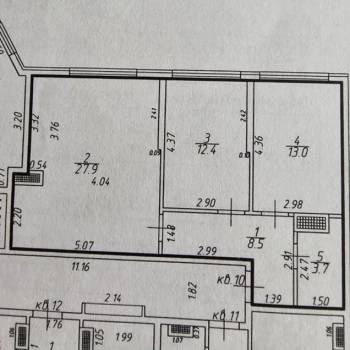 Продается 2-х комнатная квартира, 65,5 м²