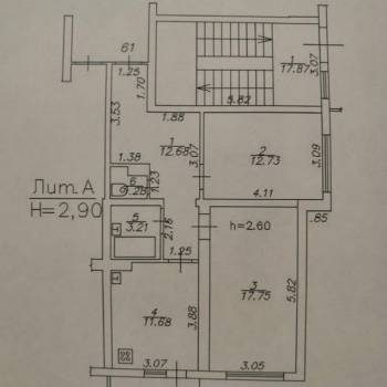 Продается 2-х комнатная квартира, 59,3 м²