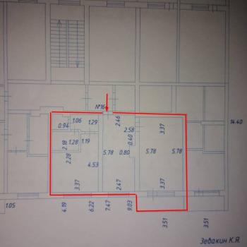 Продается 2-х комнатная квартира, 52 м²
