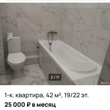 Сдается 1-комнатная квартира, 42 м²
