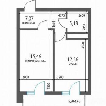 Продается 1-комнатная квартира, 40 м²