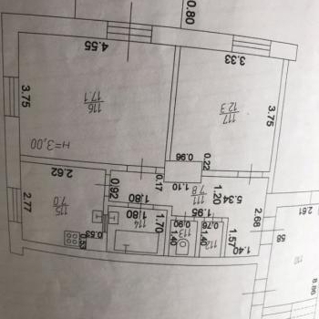 Продается 2-х комнатная квартира, 49,5 м²