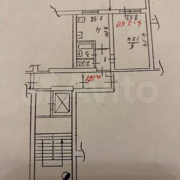 Продается 1-комнатная квартира, 33,1 м²