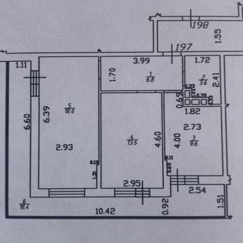 Продается 2-х комнатная квартира, 61,4 м²