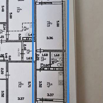 Продается 1-комнатная квартира, 45,6 м²