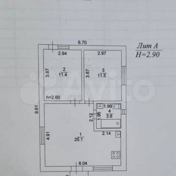Продается Дом, 52 м²