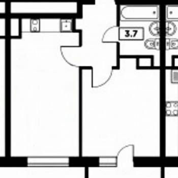 Продается 1-комнатная квартира, 40 м²