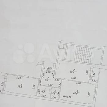 Продается 2-х комнатная квартира, 73 м²