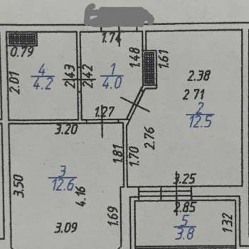 Продается 1-комнатная квартира, 35 м²