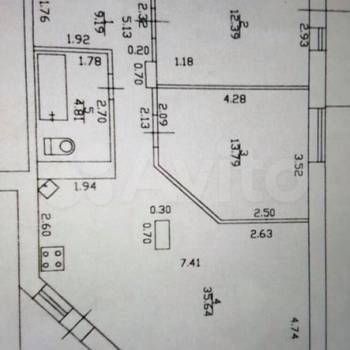 Продается 3-х комнатная квартира, 75,8 м²