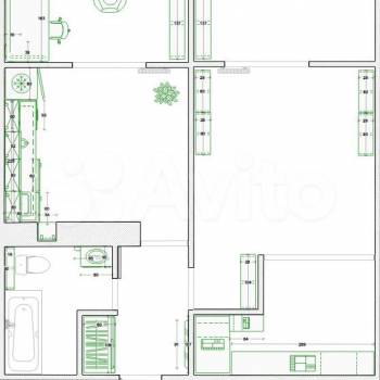 Продается 1-комнатная квартира, 39,1 м²