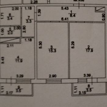 Продается 2-х комнатная квартира, 69,2 м²