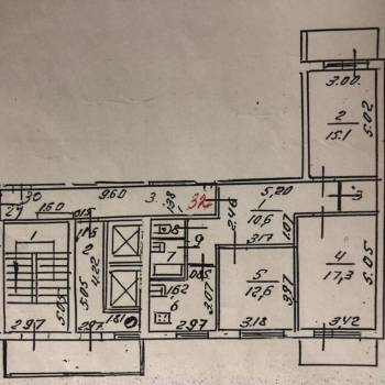 Продается 3-х комнатная квартира, 76 м²