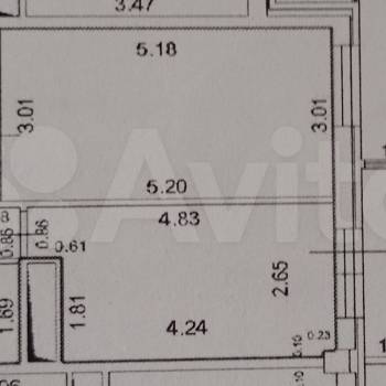 Продается 1-комнатная квартира, 37,3 м²