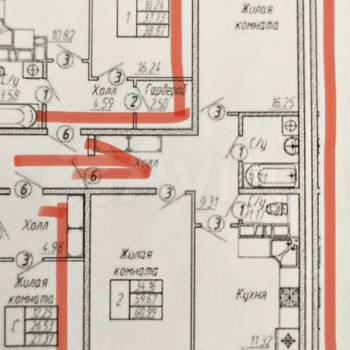 Продается 2-х комнатная квартира, 61 м²