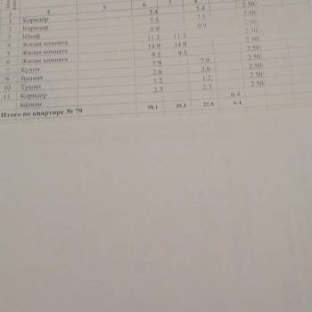 Продается 3-х комнатная квартира, 58 м²