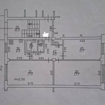 Продается 3-х комнатная квартира, 64,3 м²