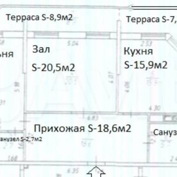 Продается 2-х комнатная квартира, 81,9 м²
