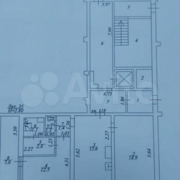 Продается 2-х комнатная квартира, 59 м²