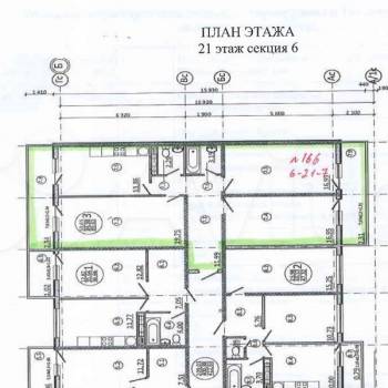 Продается 3-х комнатная квартира, 89 м²