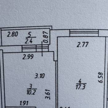 Продается 1-комнатная квартира, 37 м²