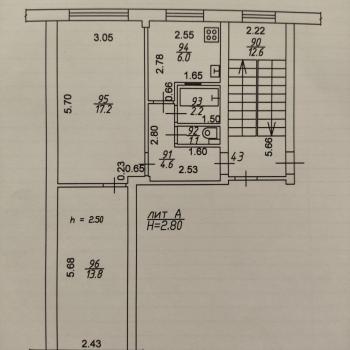 Продается 2-х комнатная квартира, 44,9 м²