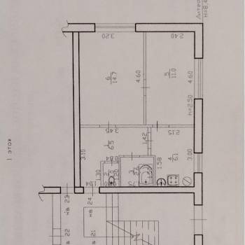 Продается 2-х комнатная квартира, 42 м²