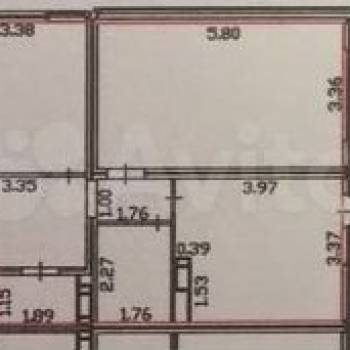 Продается 2-х комнатная квартира, 59,4 м²