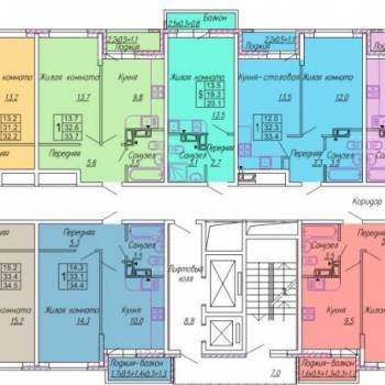 Продается 2-х комнатная квартира, 53,1 м²