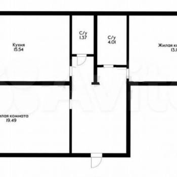 Продается 2-х комнатная квартира, 70 м²