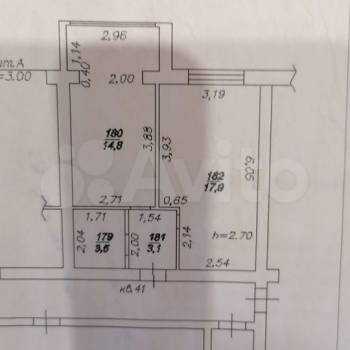 Продается 1-комнатная квартира, 39 м²