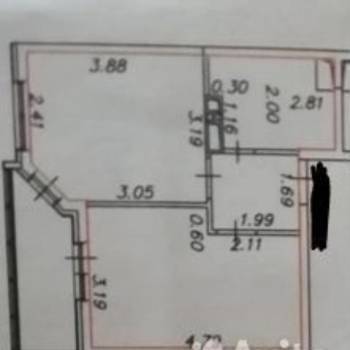 Продается 1-комнатная квартира, 35,4 м²