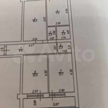 Продается 3-х комнатная квартира, 82 м²