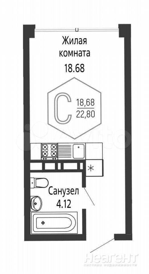 Продаю студию, ЖК Гарантия на Обрывной, ул. Обрывная