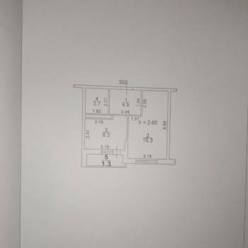 Продается 1-комнатная квартира, 33,2 м²