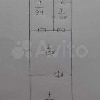 Продается 2-х комнатная квартира, 48,4 м²