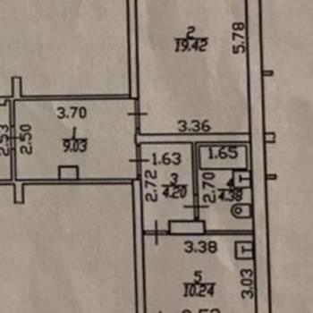 Продается 1-комнатная квартира, 51 м²