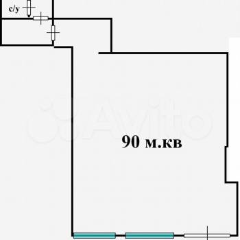 Сдается Нежилое помещение, 90 м²