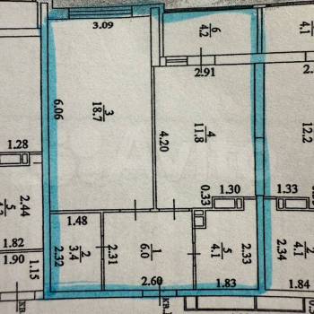 Продается 1-комнатная квартира, 48 м²