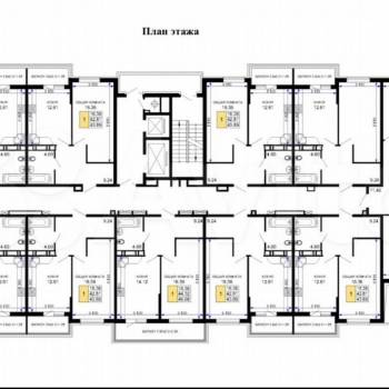 Продается 2-х комнатная квартира, 66,4 м²
