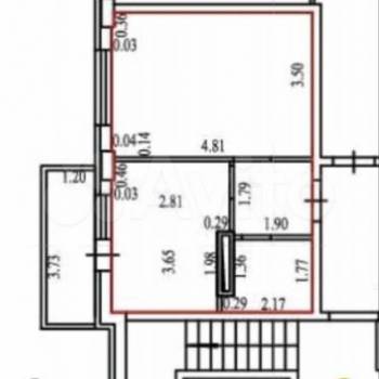 Продается 1-комнатная квартира, 33,4 м²