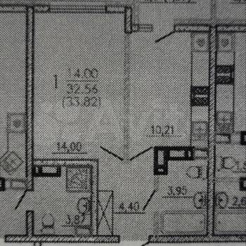 Продается 1-комнатная квартира, 34 м²