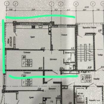 Продается 2-х комнатная квартира, 73,5 м²