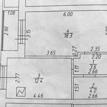 Продается 1-комнатная квартира, 38,3 м²