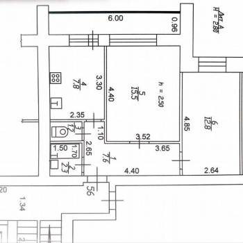 Продается 2-х комнатная квартира, 47,5 м²